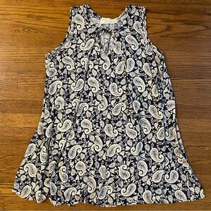 Vintage Havana Paisley Print Sleeveless Mini Sundress
